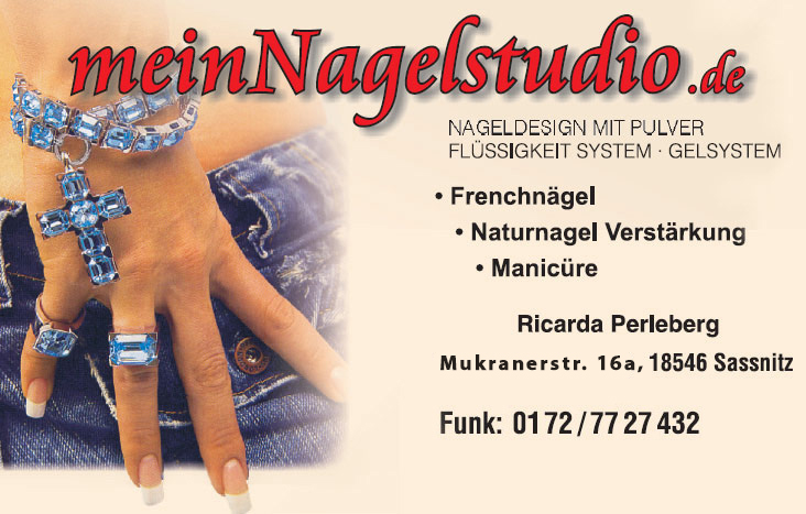mein Nagelstudio - Design, Pflege und Verwöhnung